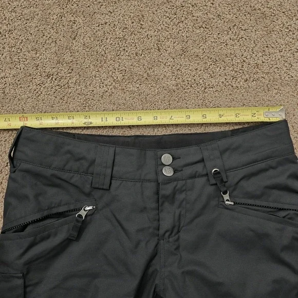 Burton Dryride Womens Small Black Snowboard  Cargo Pants Insulated Winter Sport - Picture 5 of 9